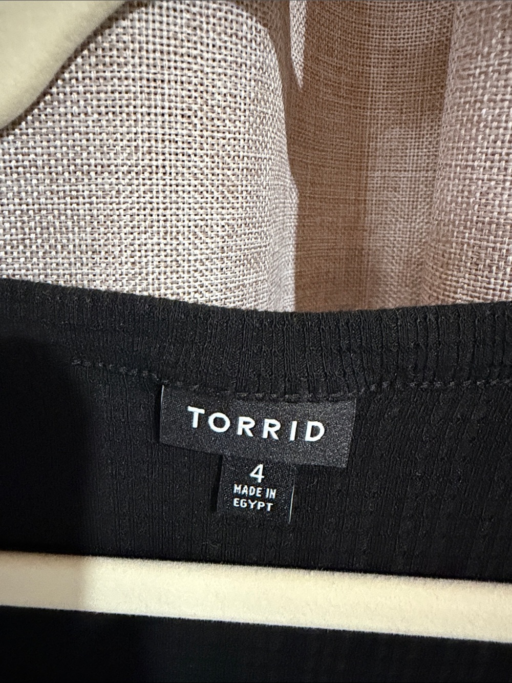 torrid Black Short Sleeve Button Peplum Tunic - Picture 2 of 2